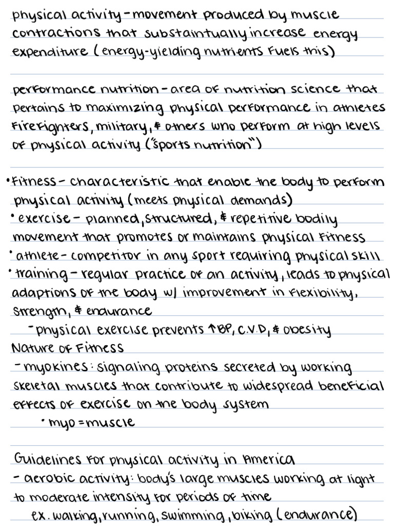 Essentials of Physical Activity and Nutrition | PDF | Skeletal Muscle ...