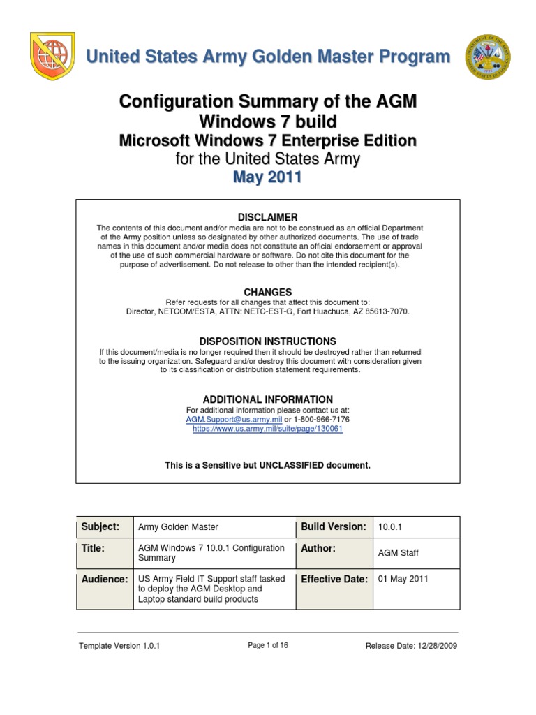 AGM Windows 7 Build 10.0.1 Overview | PDF | Antivirus Software ...