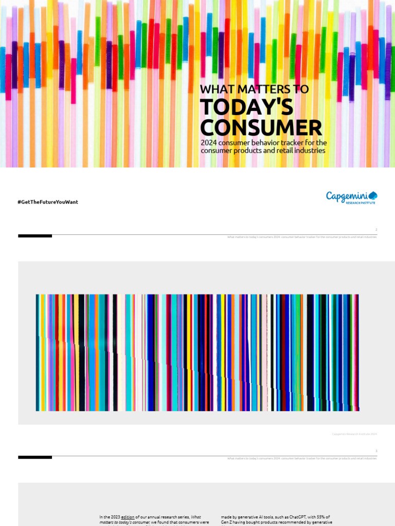 CAPGEMINI - Consumer Trends 2024 | PDF | Cost Of Living | Consumer ...