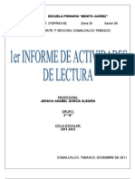 1 Er Informe de Act de Lect