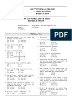 SD - Try Out UN 2 2008