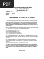 Discurso Dia de La Familia