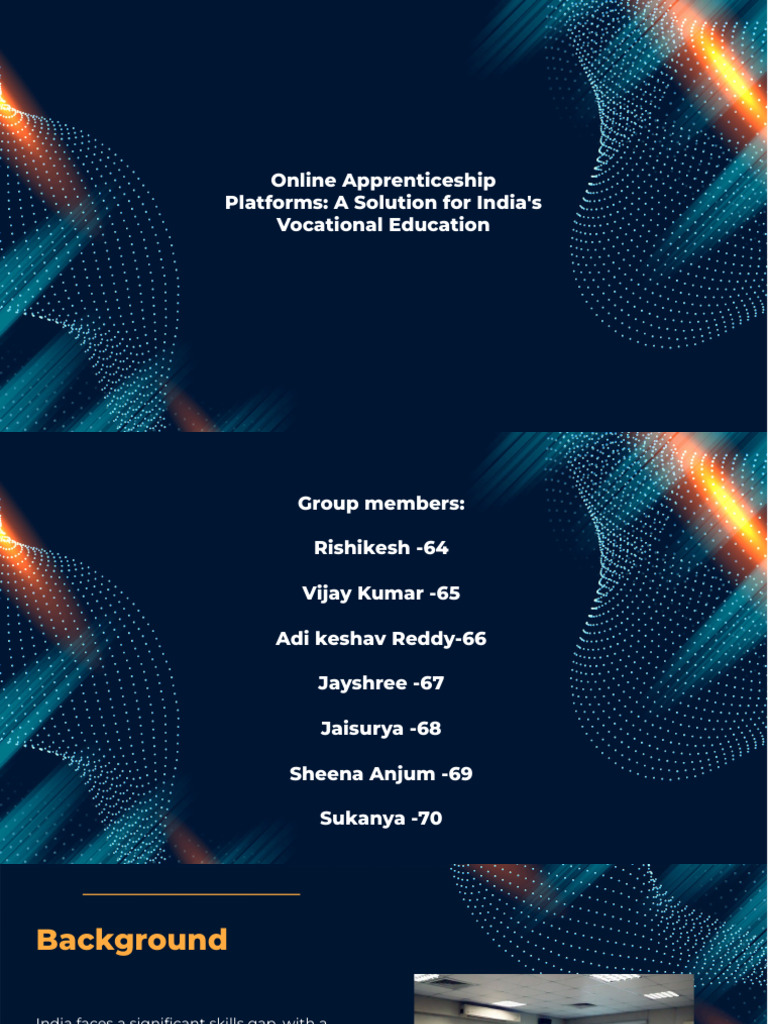 Slidesgo Transforming Vocational Education in India The Rise of Online ...