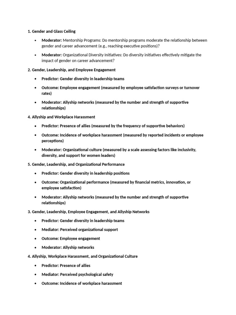 Research Topics For DR Byrne | PDF