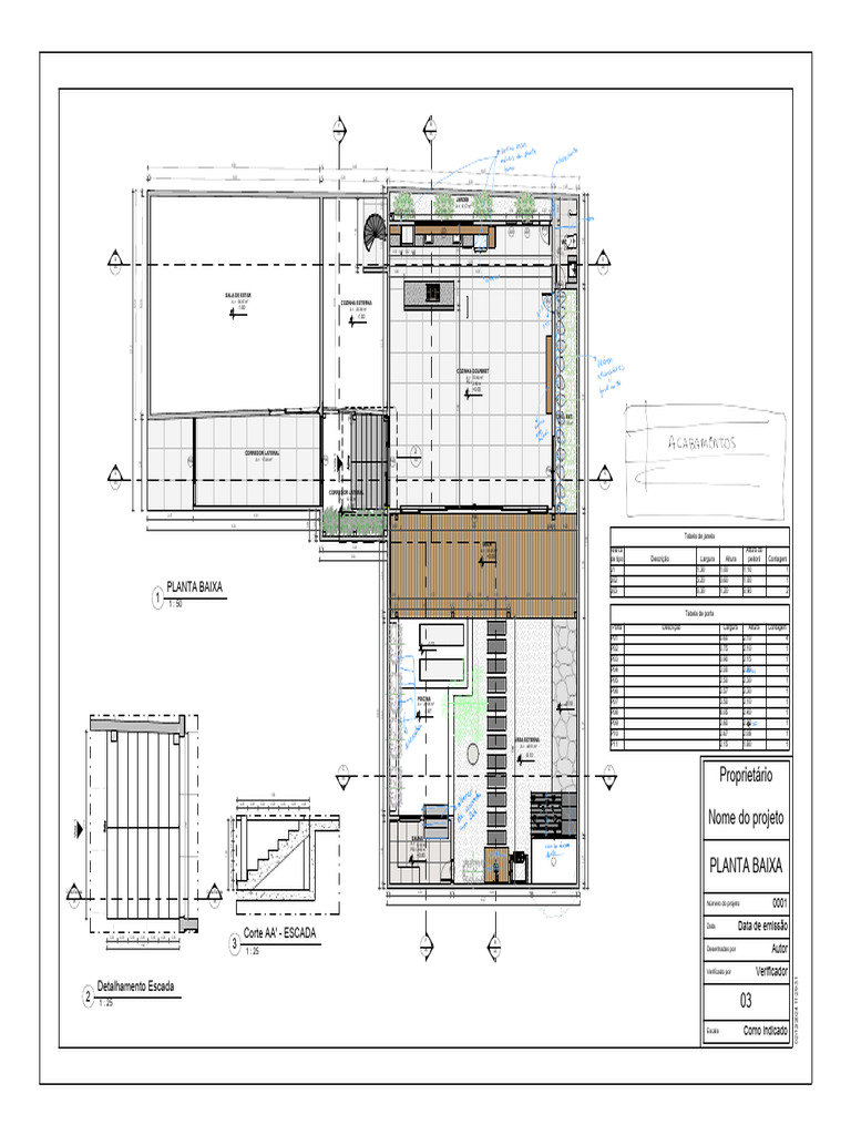 Planta Baixa e Detalhes de Projeto | PDF