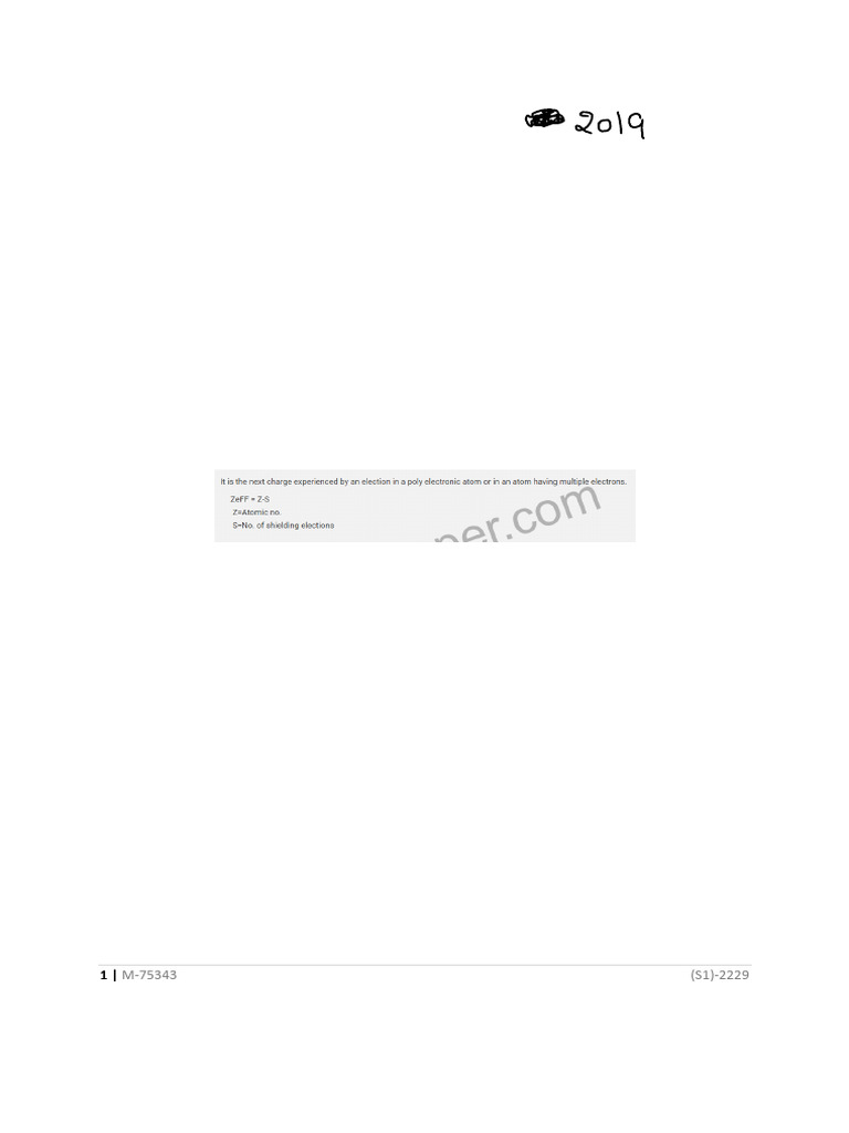 Solved Dec 2019 Paper | PDF | Intermolecular Force | Chemical Polarity