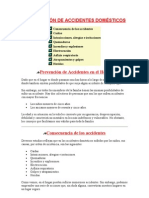 Prevención de Accidentes Domésticos