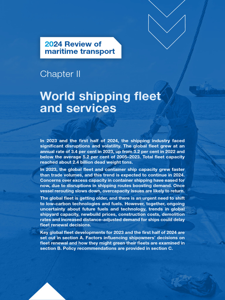 2024 Review of Maritime Transport Insights | PDF | Ships | Climate ...