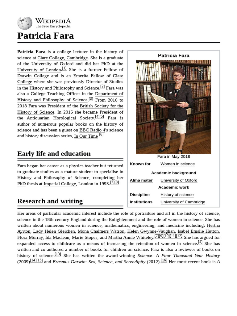 Patricia_Fara | PDF | Science