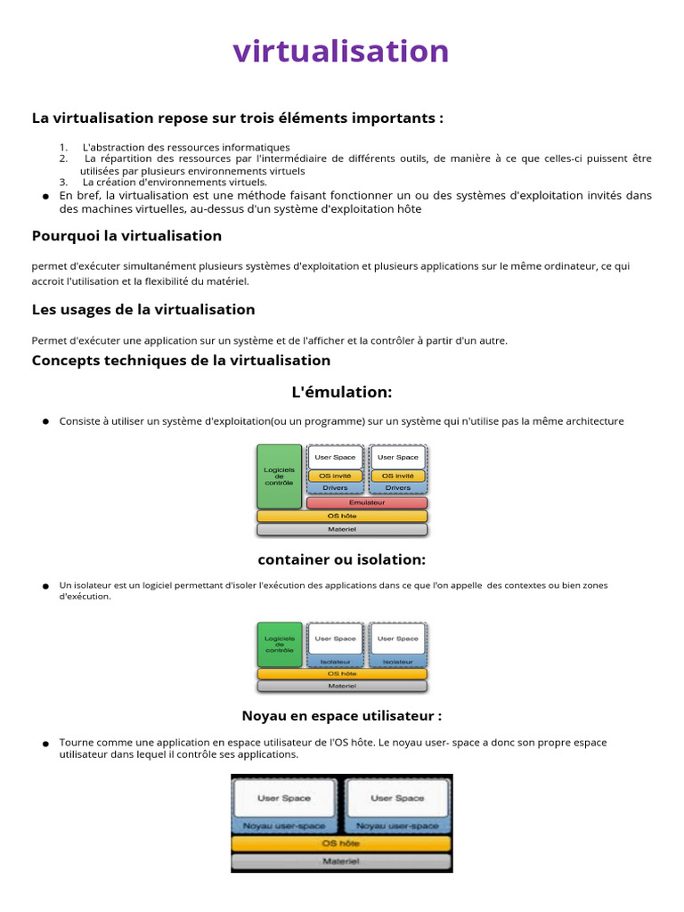 Virtualisation et Cloud Computing | PDF | Virtualisation | Cloud computing