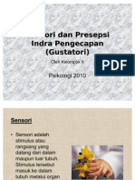 Sensori Dan Presepsi Gustarori Presentasi