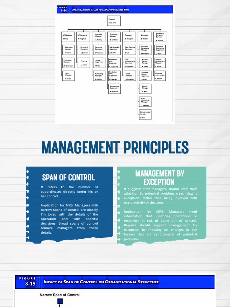 Management Principles: Control & Exception | PDF