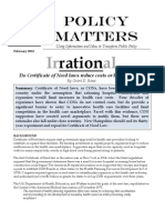 Irrational-Do Certificate of Need Laws reduce costs or hurt patients?