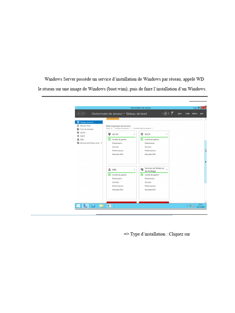 Installation et configuration de WDS sur Windows Server | PDF | Windows ...