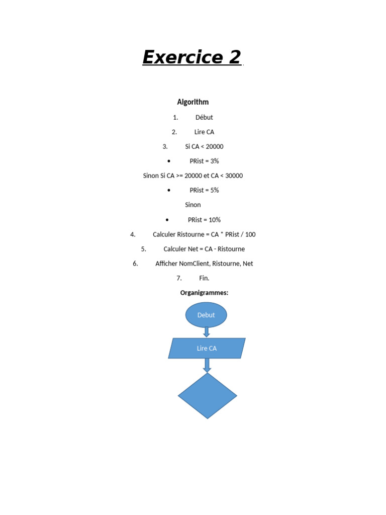 Exercice 2 | PDF