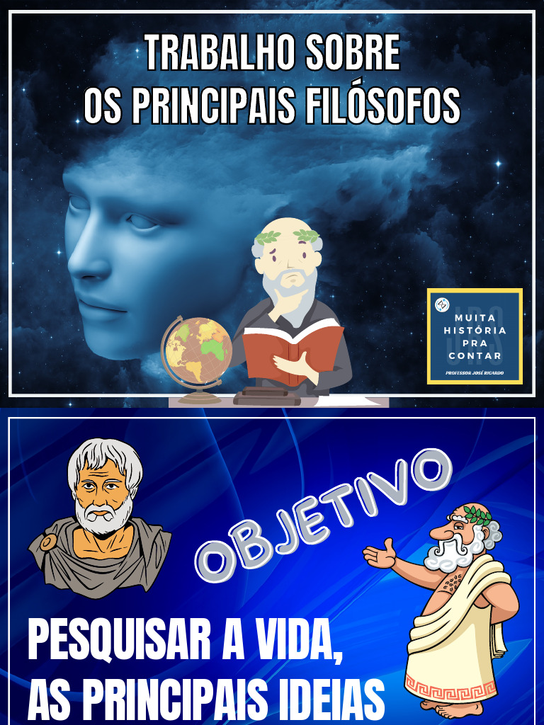 Principais Filósofos: Pesquisa e Análise | PDF