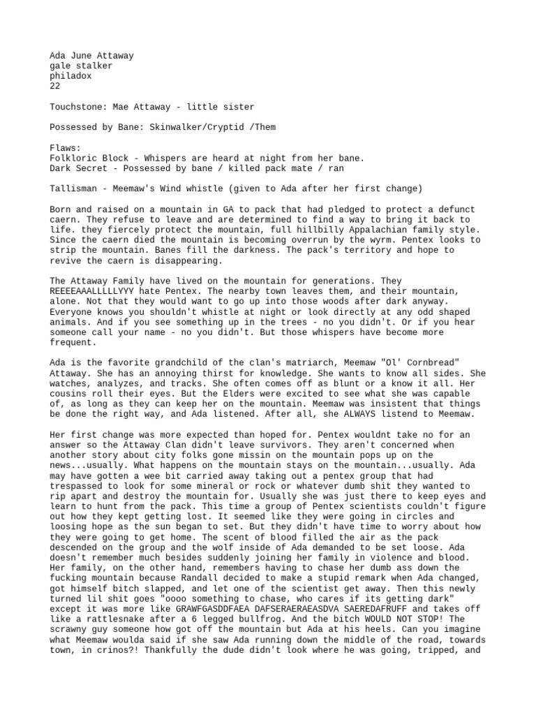 Ada june attaway back story 1 pdf