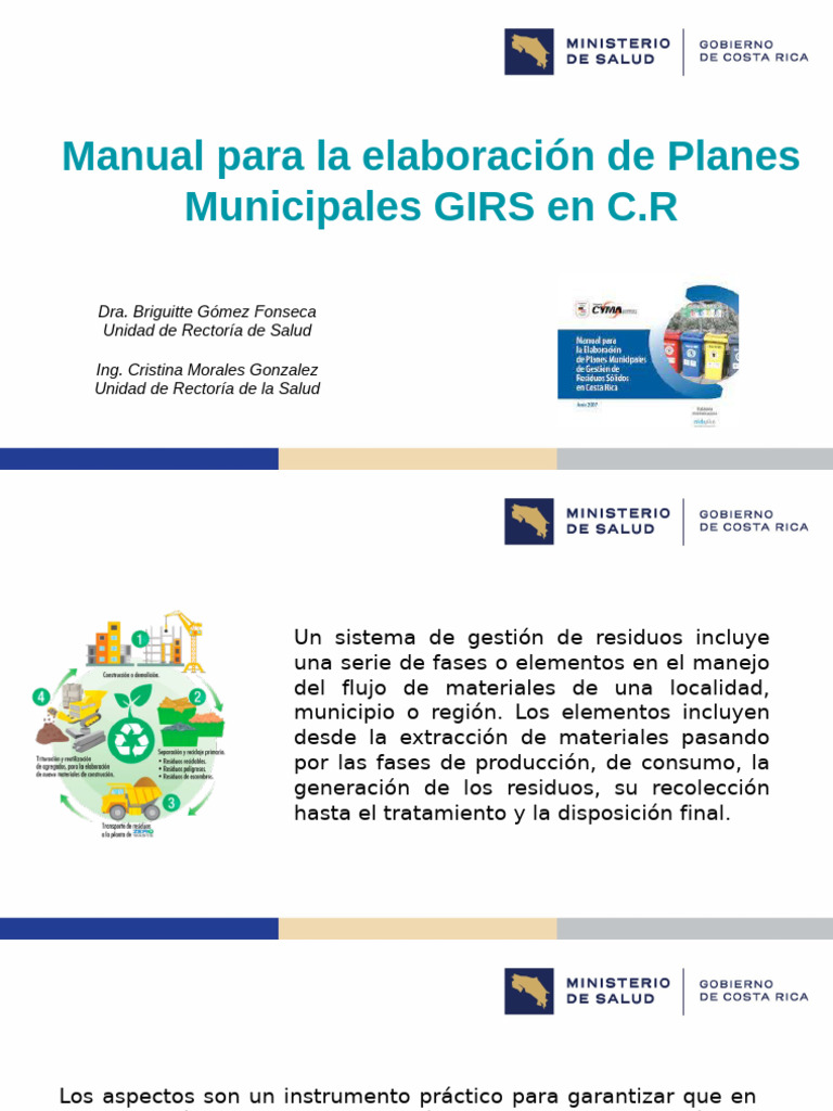 Presentación Seguimiento de Actividades PM GIRS | PDF | Residuos ...