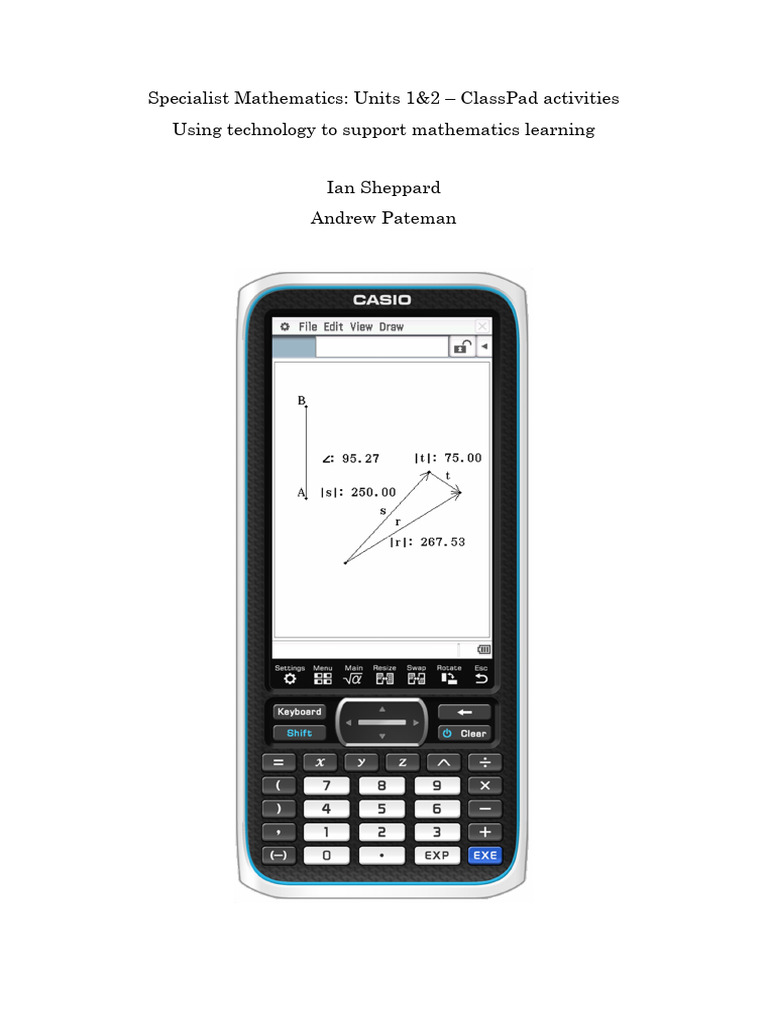 VCE-Specialist Math-U12-1 | PDF | Trigonometric Functions | Euclidean ...