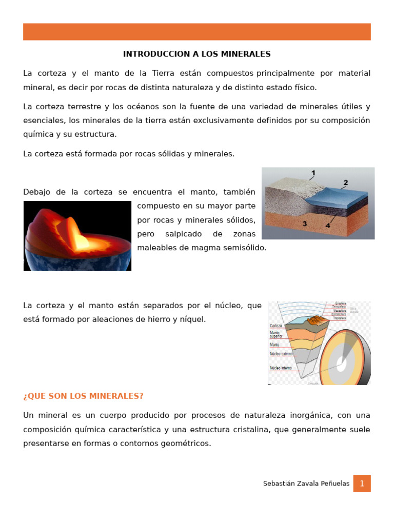 Introducción a los Minerales y su Uso | PDF | Minerales | Magma