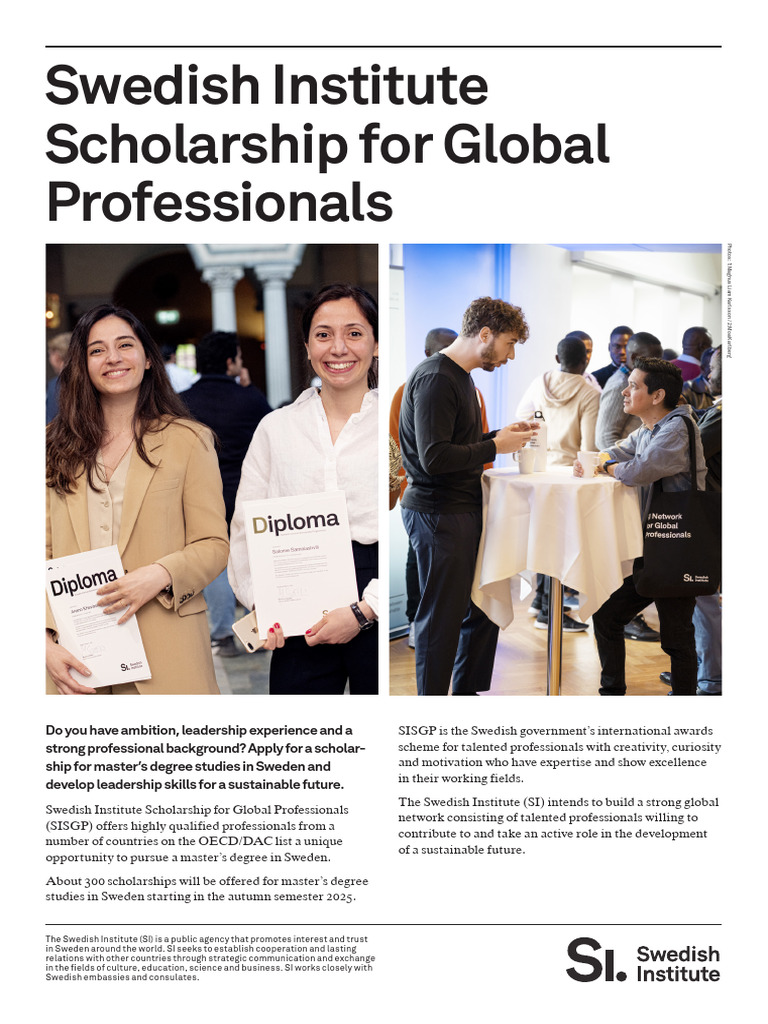 Scholarships for Global Leaders | PDF | Sweden | University