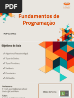 Tipos de Dados e Operadores em Programação | PDF | Tipo de dados ...