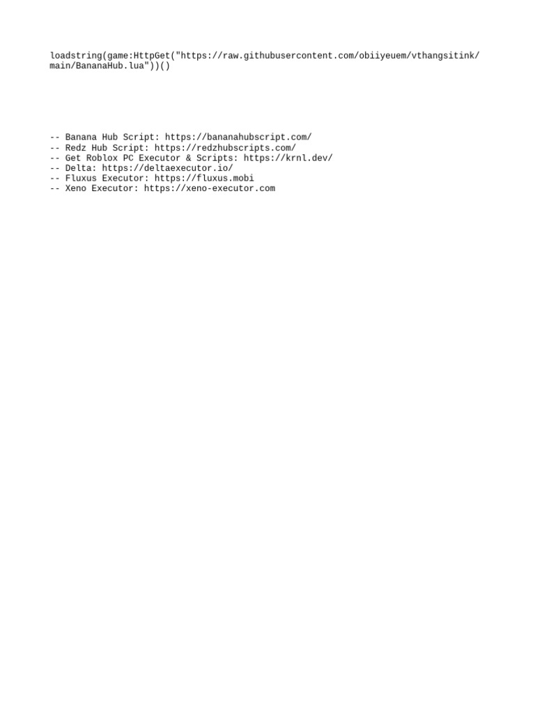 Banana cub hub script pdf