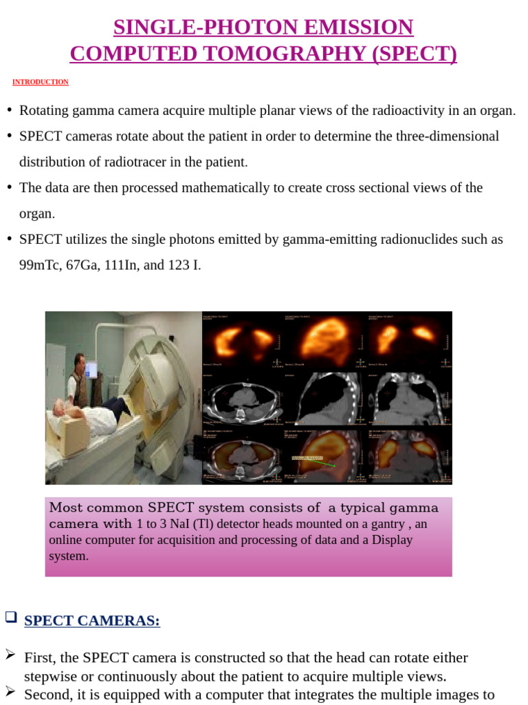 Understanding SPECT Imaging Techniques | PDF | Rendering (Computer ...