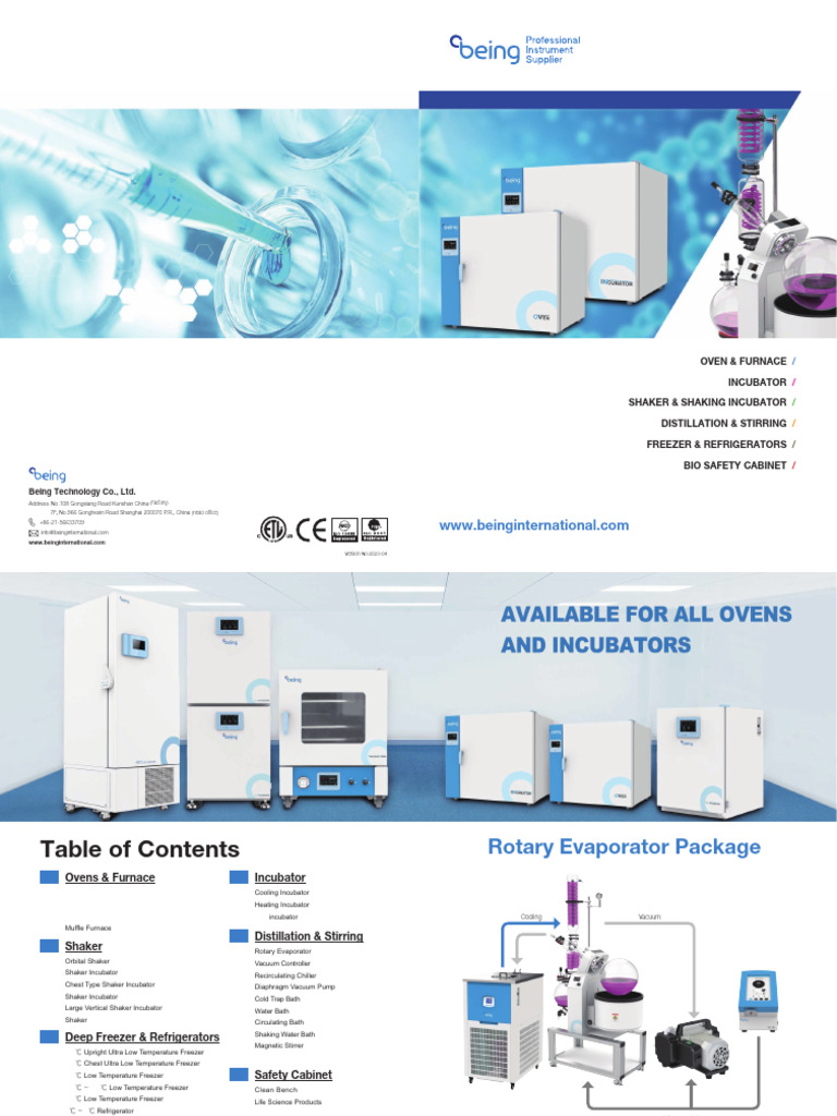 Laboratory Equipment Overview Guide | PDF | Refrigerator | Vacuum