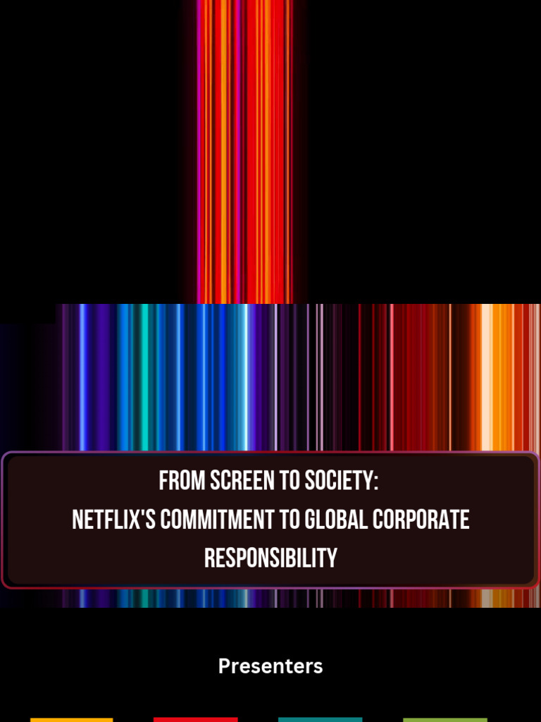 Netflix's CSR and Sustainability Efforts | PDF | Corporate Social ...