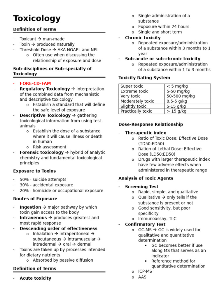 Overview of Toxicology and Toxic Agents | PDF | Toxicology | Cyanide