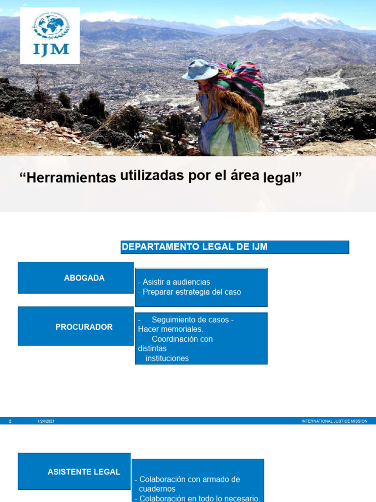 4ta. Clase Herramientas Del Área Legal | PDF | Justicia | Crimen y ...