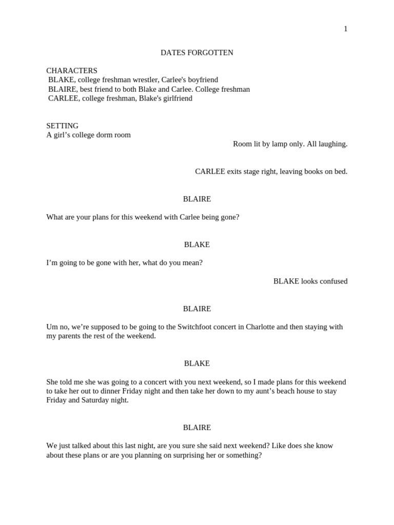 One Act Play | PDF