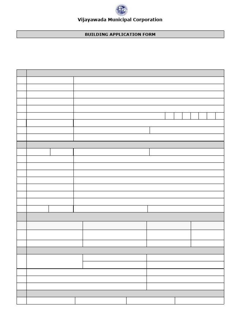Vijayawada Building Plan Approval Application | PDF | Deed | Common Law