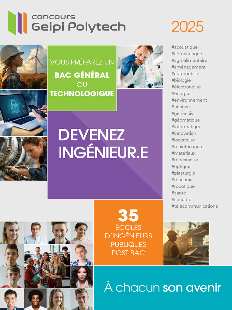 Concours Geipi Polytech 2025 | PDF | Mécatronique | Ingénierie