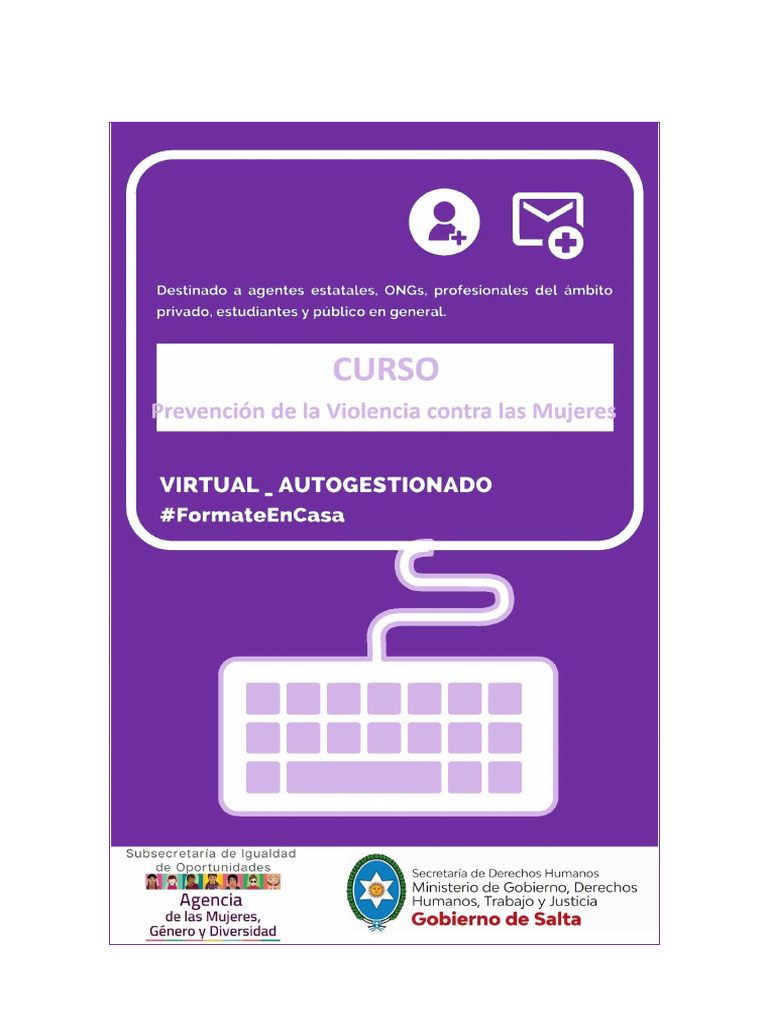 Prevención de La Violencia Contra Las Mujeres Cartilla | PDF | La ...