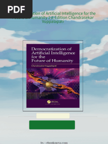 Download ebooks file Democratization of Artificial Intelligence for the Future of Humanity 1st Edition Chandrasekar Vuppalapati all chapters
