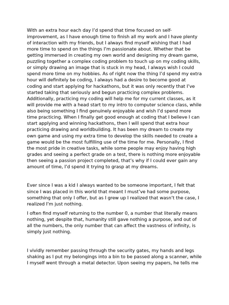 Stupid Essays | PDF
