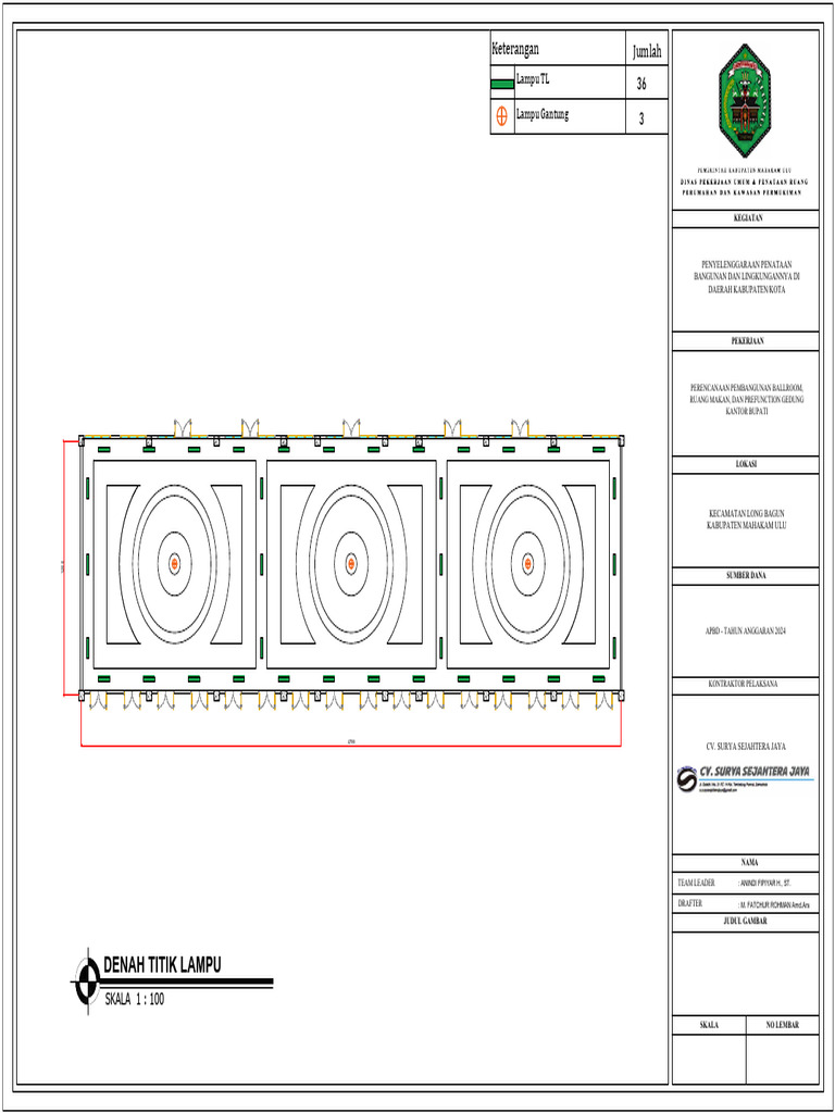 07 Denah Titik Lampu | PDF