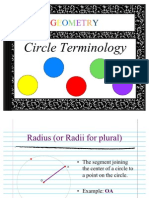 Circle Terminology