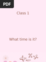 Grade 1 Lesson Plan: Telling Time | PDF | Clock | Learning