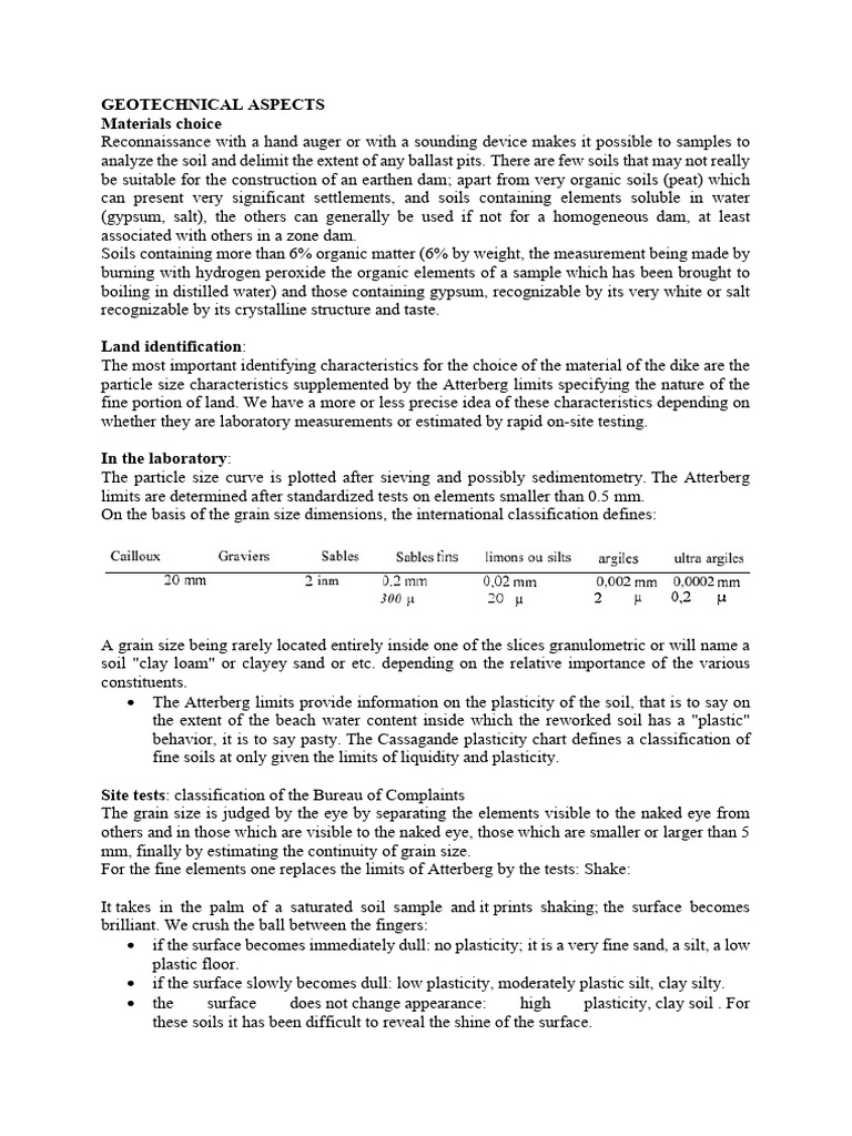 Geotechnical Aspect | PDF | Soil Science | Natural Materials