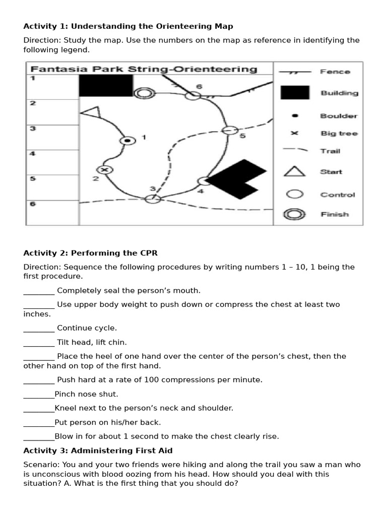 Orienteering and First Aid Training Guide | PDF | Hyperthermia | Risk