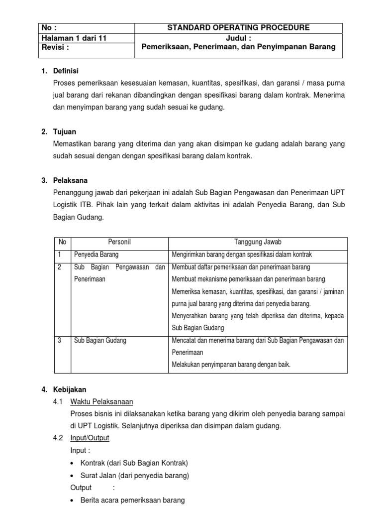 Contoh Berita Acara Opname Fisik Barang Persediaan  Contoh Berita Acara Opname Fisik Barang Persediaan