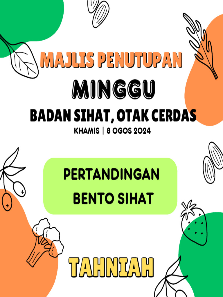 Sticker Minggu Sihat | PDF