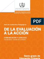 actividades de evaluacion