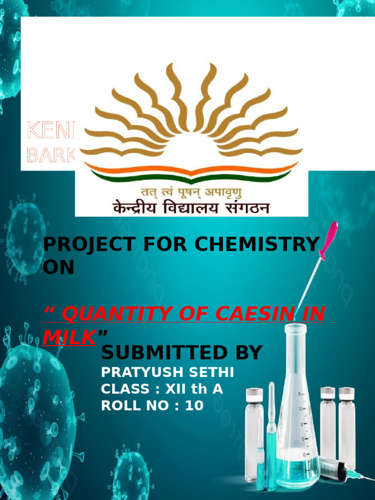 Casein Content in Milk Samples Study | PDF | Milk | Chemistry