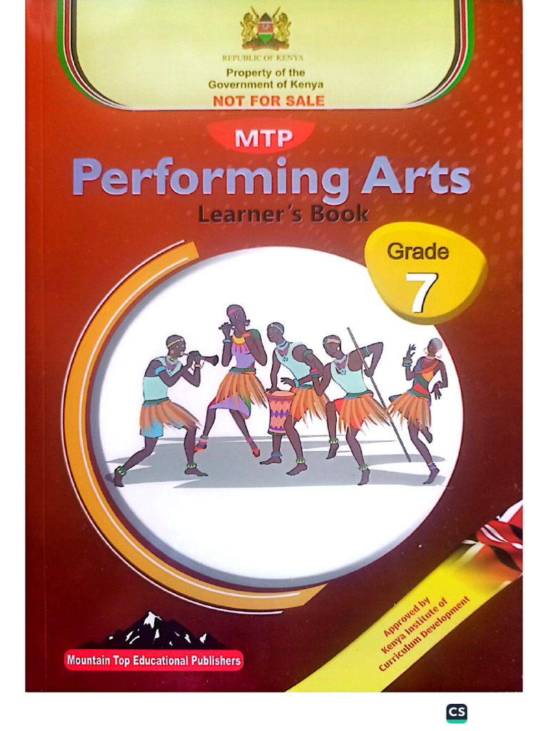 Performing Arts Notes G7 Scanned | PDF