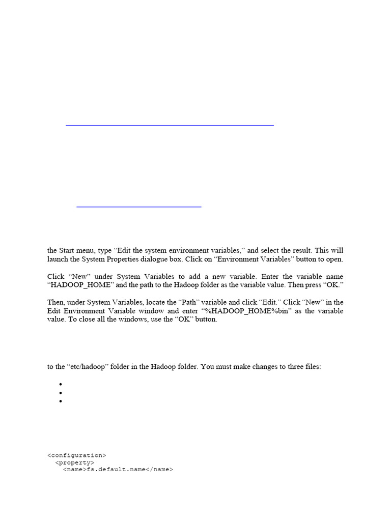 Install and Configure Hadoop on Java 8 | PDF | Apache Hadoop | Computer ...