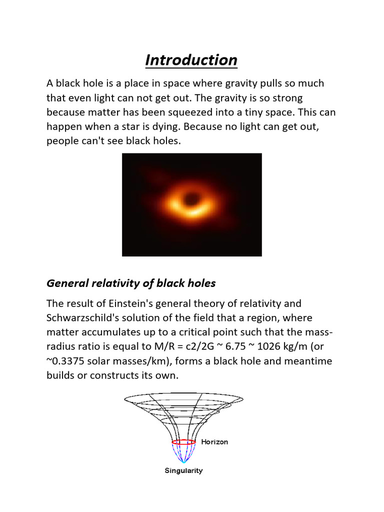 Chemistry Project Class 11 | PDF | Black Hole | Telescope